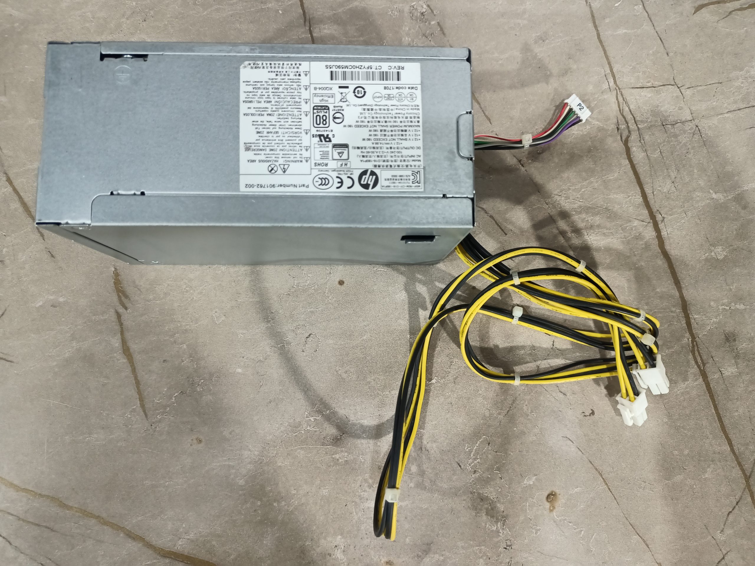 Hp EliteDesk 800 G3 SFF Desktop Power Supply Part Number 901762-002 - Image 2